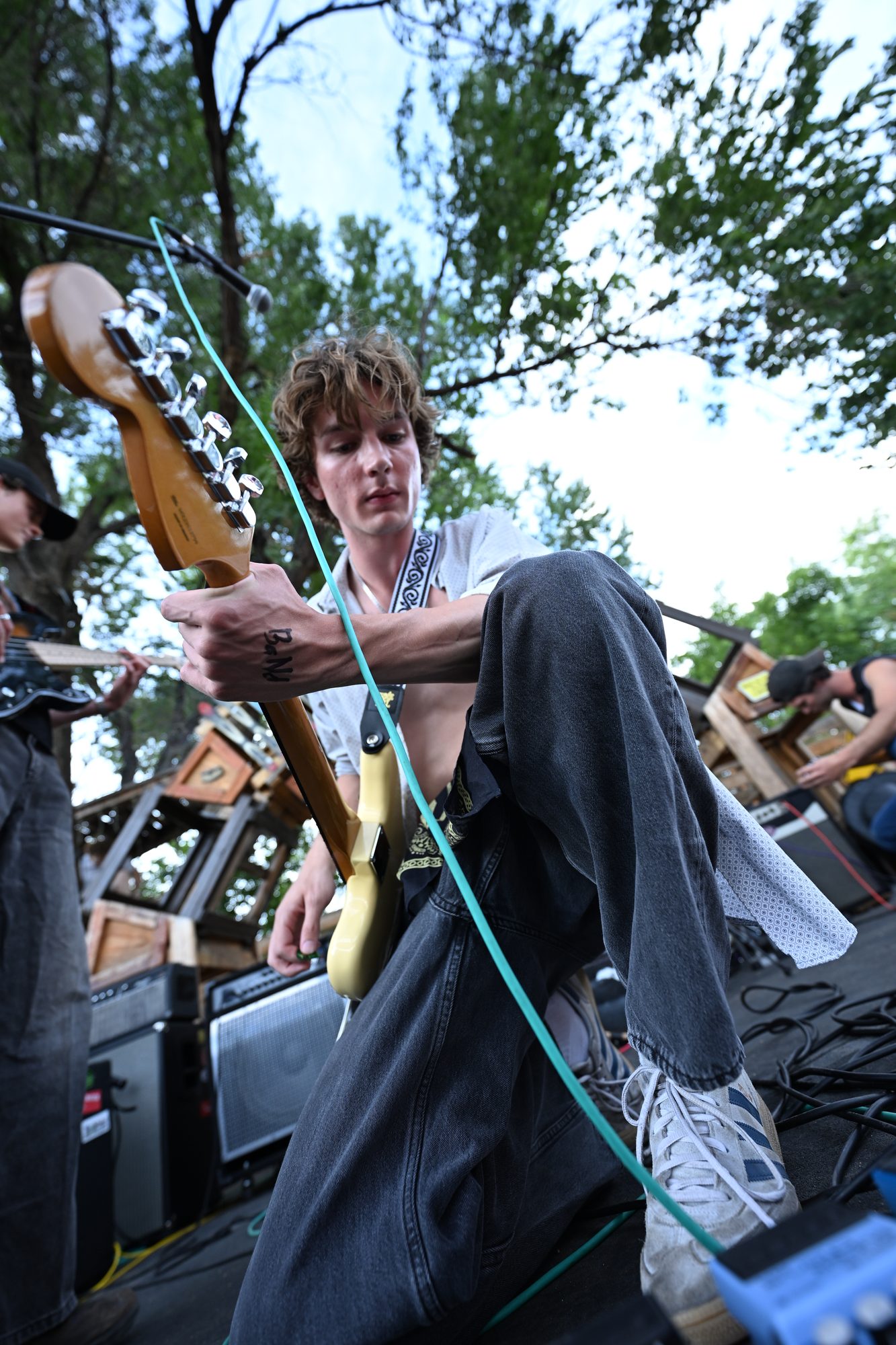 Luke, lead vocals and guitar, portrait