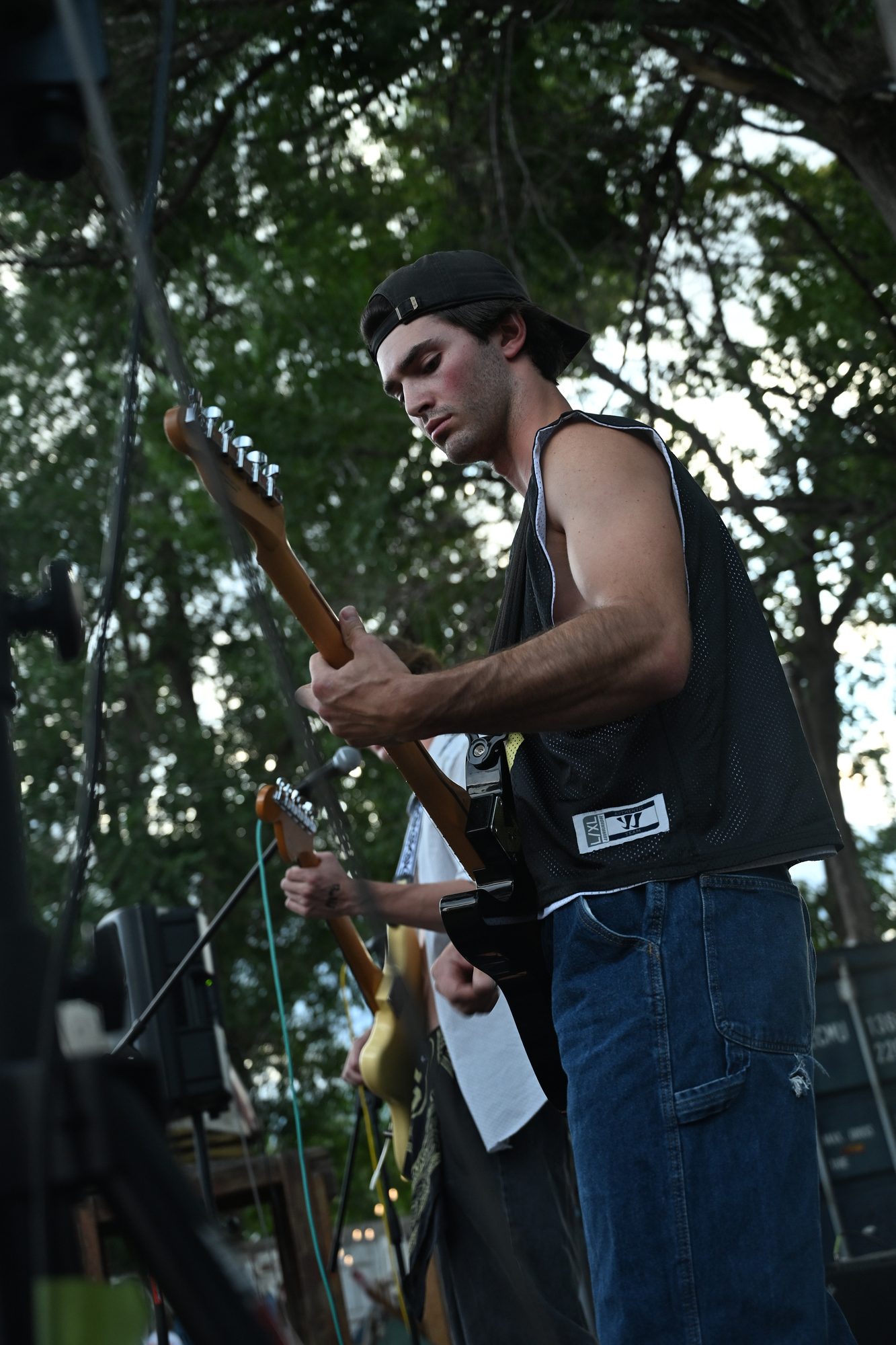Max, lead guitar, portrait