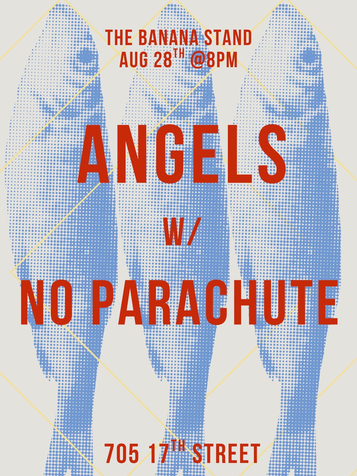 The Banana Stand show poster, Aug 28